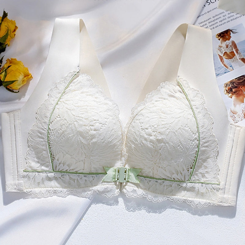 💖Limited Sale 50% OFF💖 Front-Clasp Lace Bra with Lift and Anti-Sagging Design