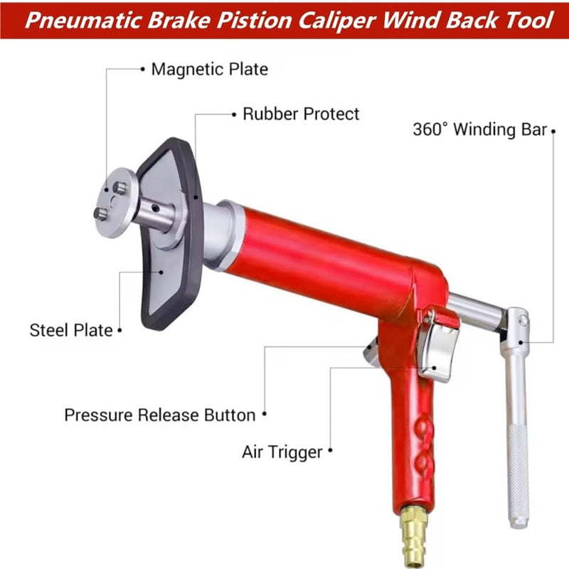 🧰Free shipping✅24pcs Pneumatic Brake Caliper Compression Tool