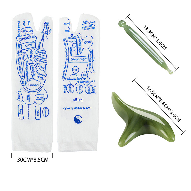 🩺✨【Foot Wellness Unlocked】Reflexology Massage Socks + Detailed Acupoint Guide 📃
