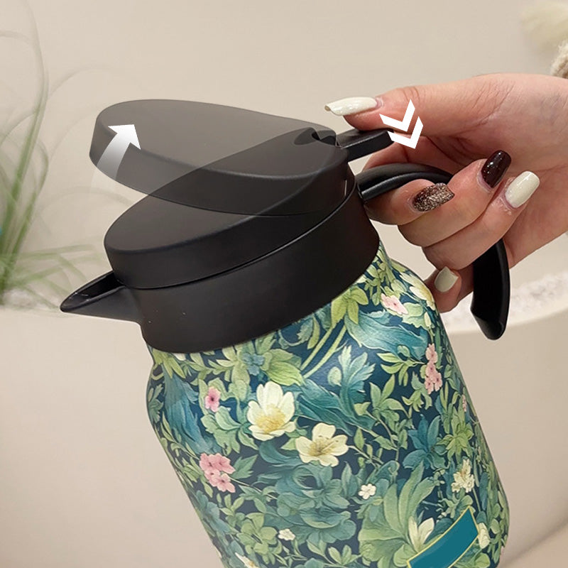 🔥Limited Sale 51% OFF🔥1000ml Vacuum Insulated Teapot with Strainer