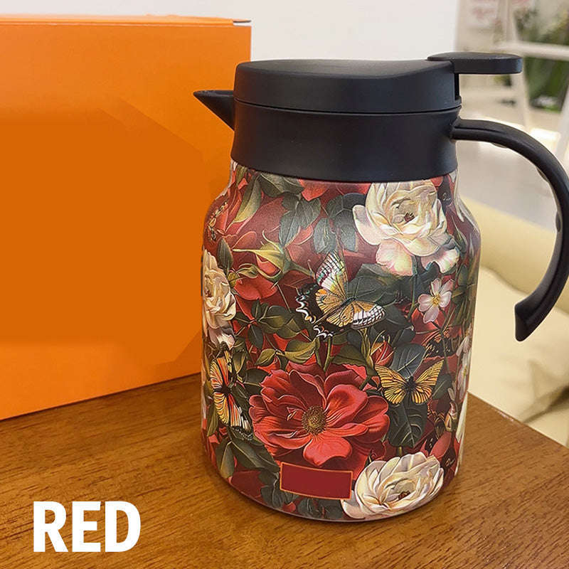🔥Limited Sale 51% OFF🔥1000ml Vacuum Insulated Teapot with Strainer