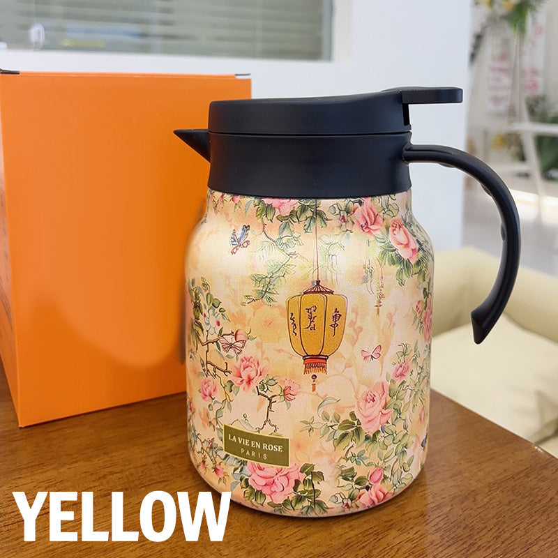 🔥Limited Sale 51% OFF🔥1000ml Vacuum Insulated Teapot with Strainer