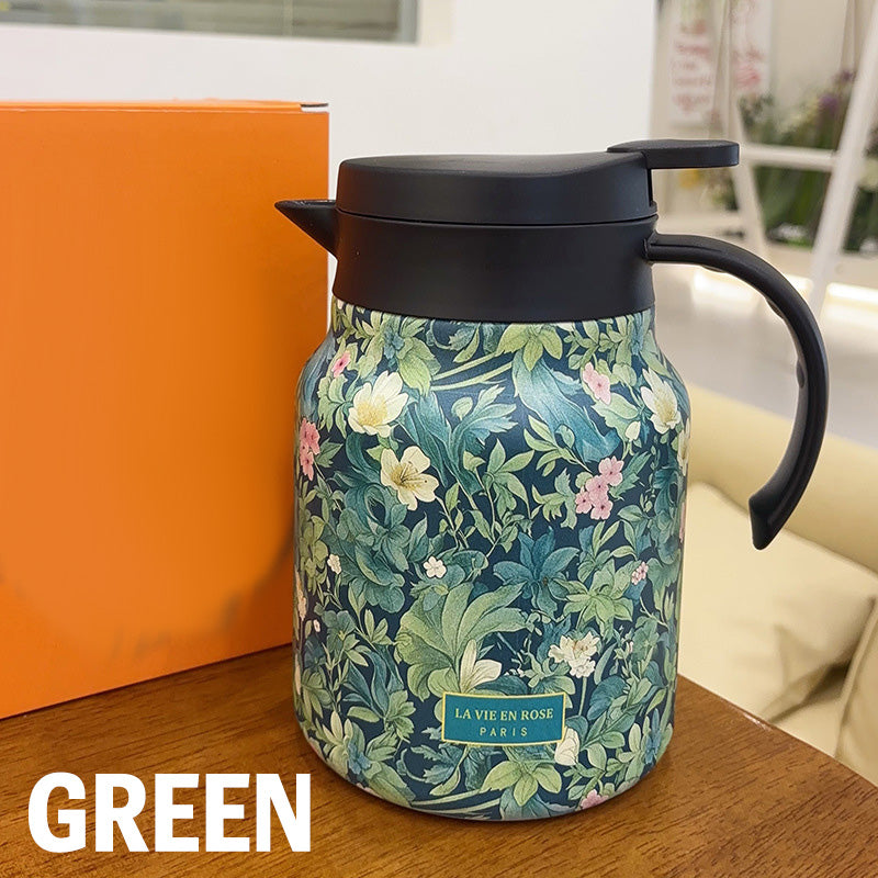 🔥Limited Sale 51% OFF🔥1000ml Vacuum Insulated Teapot with Strainer
