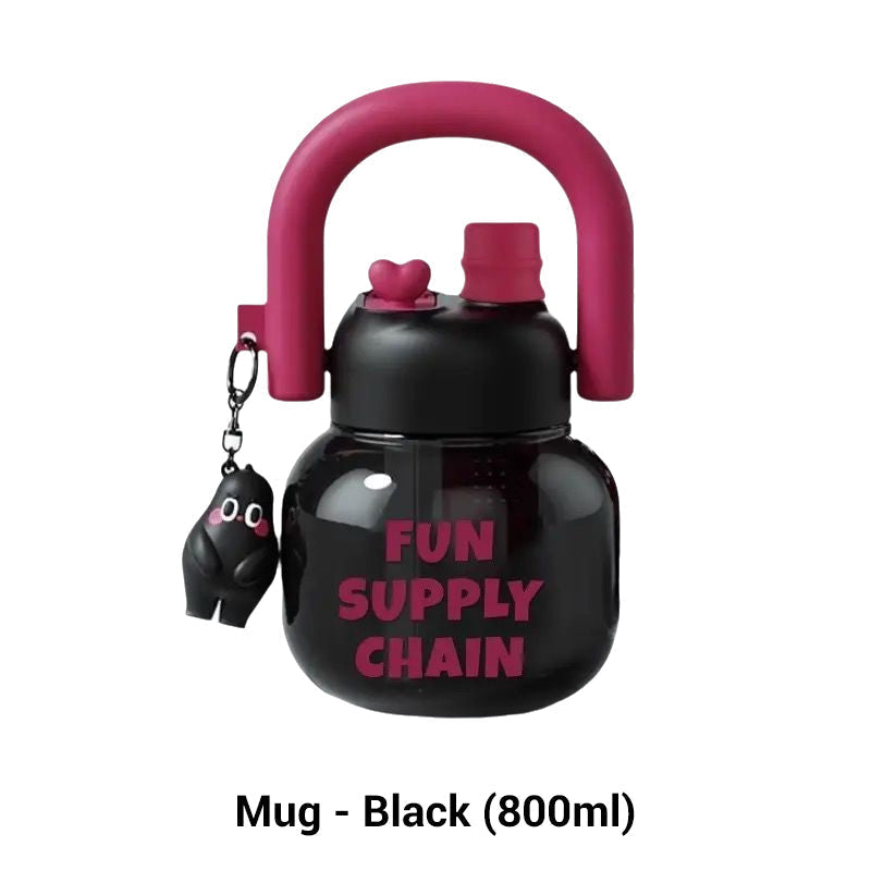 🔥LIMITED SALE 50% OFF🔥Cute Insulated Mug with Straws