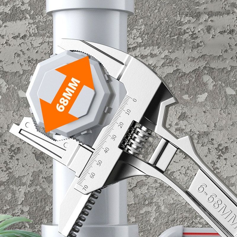Reversible Sink Wrench With 6-68mm Jaw Opening