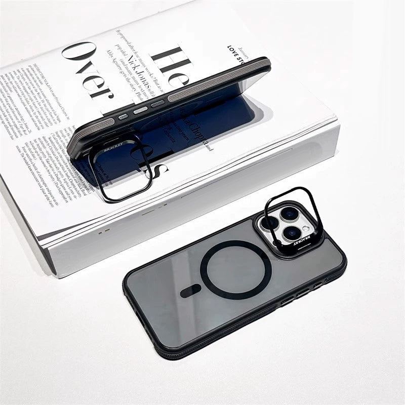 🔥2025 NEW SALES - 50% OFF🔥Magnetic Phone Case with Lens Bracket for iPhone Series