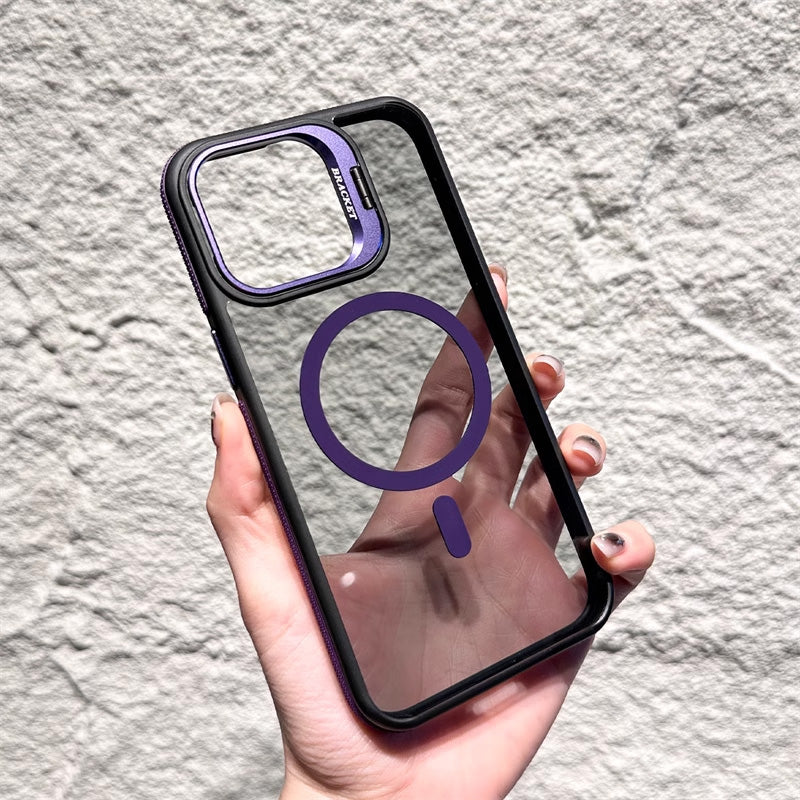 🔥2025 NEW SALES - 50% OFF🔥Magnetic Phone Case with Lens Bracket for iPhone Series
