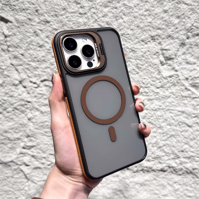 🔥2025 NEW SALES - 50% OFF🔥Magnetic Phone Case with Lens Bracket for iPhone Series