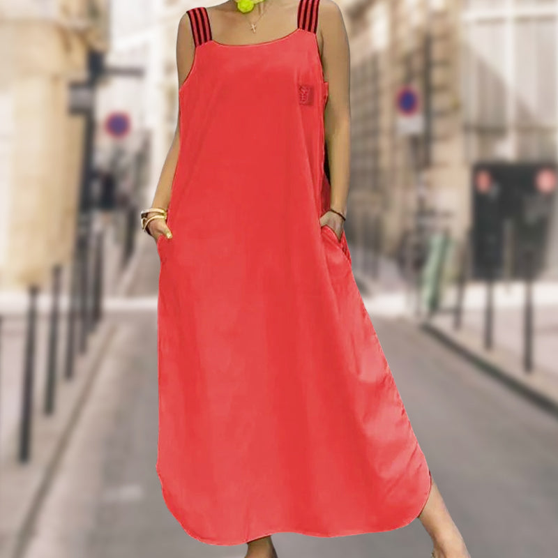 🌸Spring Specials💐Wide Strap Maxi Dress with Pockets