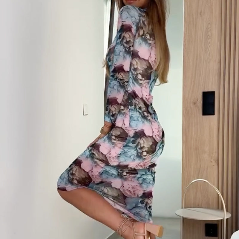 🌸Spring Specials🌸Dusk Rose Slim-Fit Midi Dress