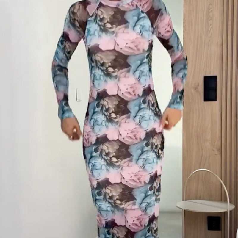 🌸Spring Specials🌸Dusk Rose Slim-Fit Midi Dress