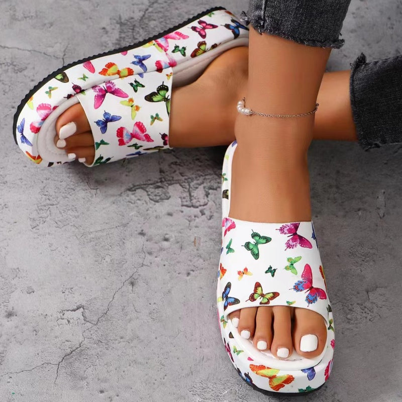 šLimited-time 50% saleā³Non-slip, Sweat-Absorbing Platform Slippers