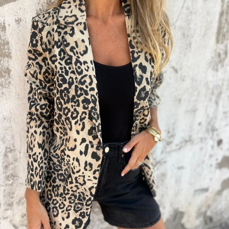 🔥Super Specials-70%OFF🔥Women's Fashion Leopard Print Blazer
