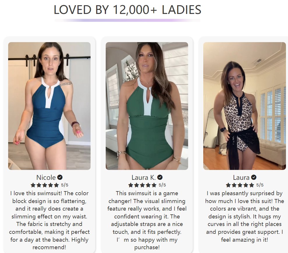 🍹Summer Hot Sale - 50% OFF🔆Full Coverage Retro Color Block Swimwear