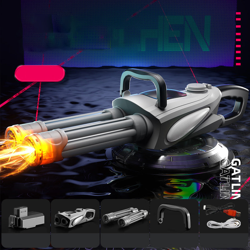⏳Time-limited Special⏰Double Barrel Gatling Electric Water Gun Set