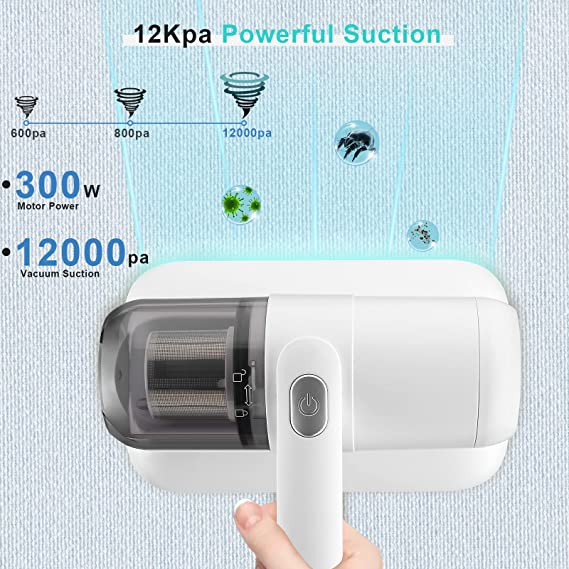 🌿 Allergy-tested: 🛏️ HF device removes mites from mattresses & carpets