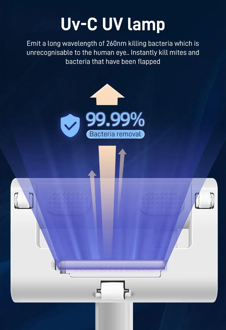 🌿 Allergy-tested: 🛏️ HF device removes mites from mattresses & carpets