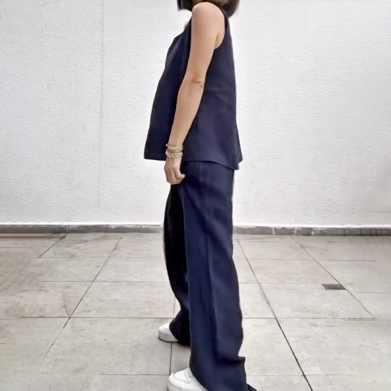 💗Summer Specials✨Women’s Sleeveless Top & Wide-Leg Pants Set