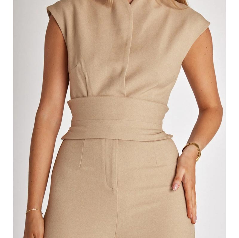 💗Summer Specials✨Women's Sleeveless Wide-Leg Jumpsuit