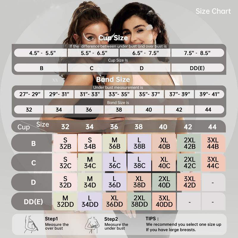 Womens Comfortable Wireless Bras Push Up Bralettes Seamless Tshirts Bras Deep V Everyday Bras