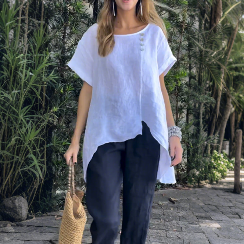 Women's Lightweight Flowy Top and Pants Set