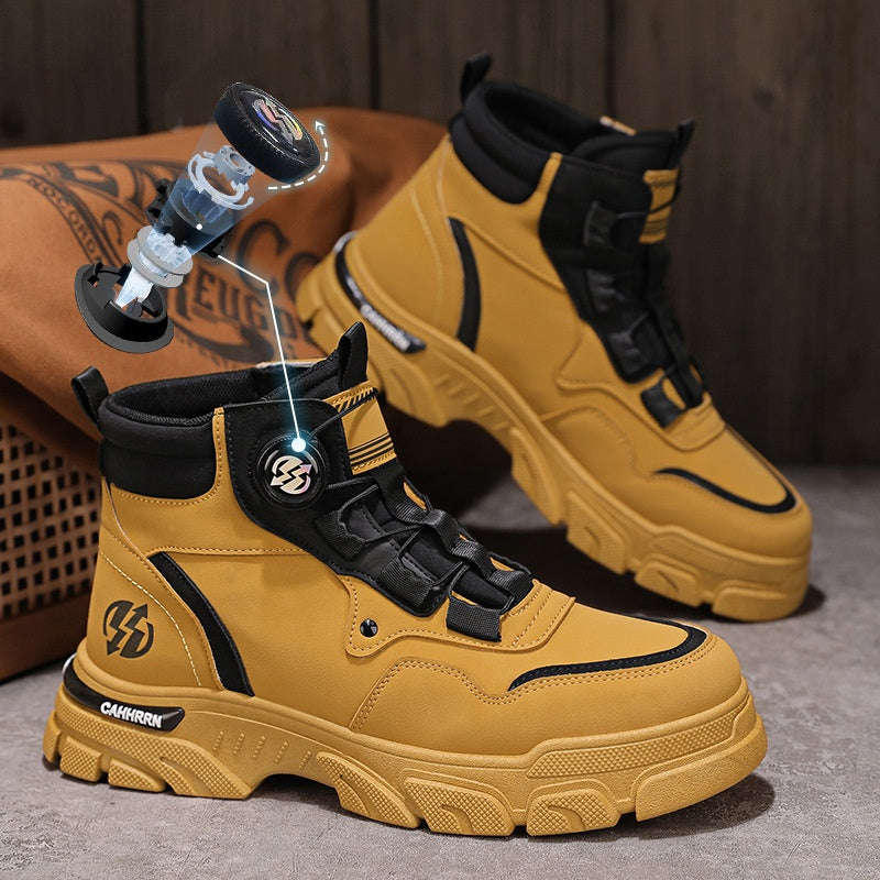 ⏳Time-limited Special⏰Men's PU Leather Non-Slip Boots