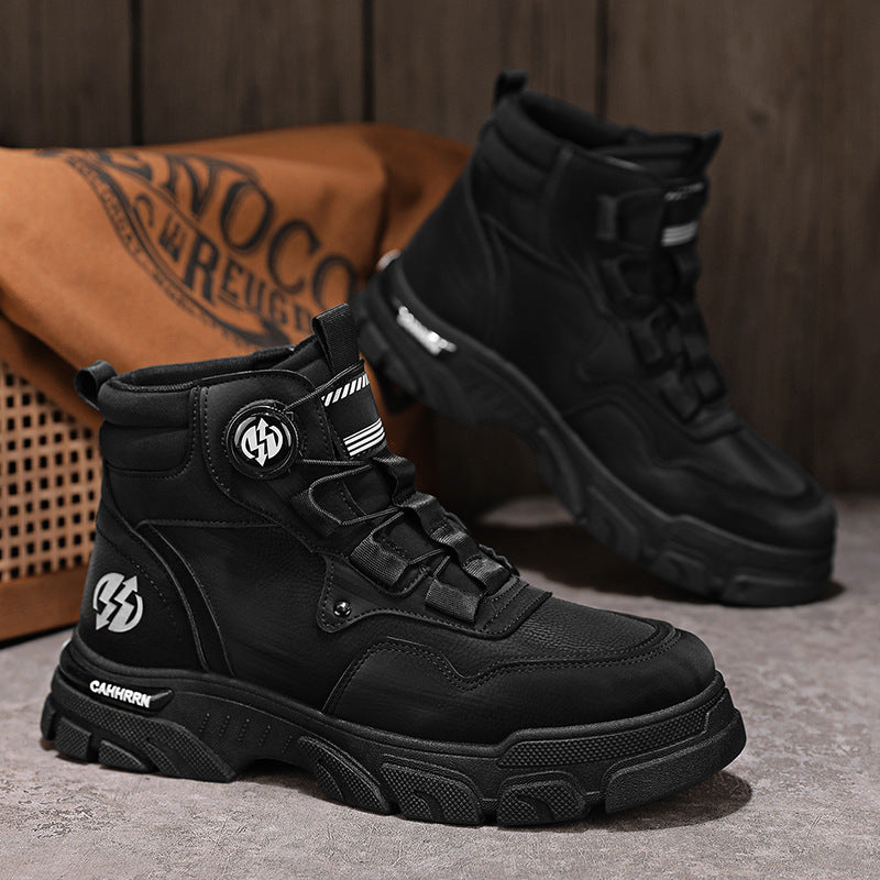 ⏳Time-limited Special⏰Men's PU Leather Non-Slip Boots