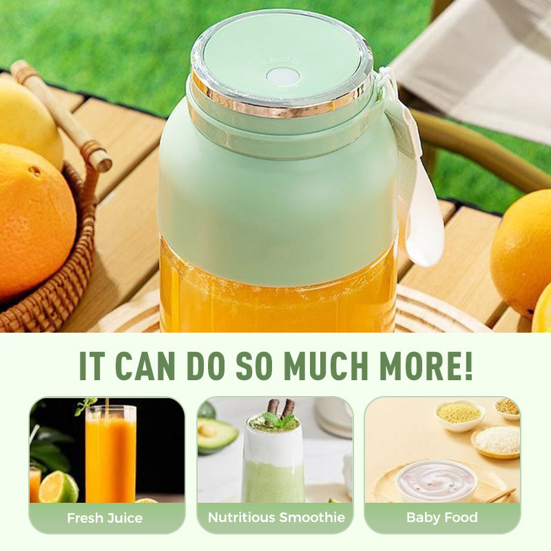 🔥LAATSTE DAG ACTIE - 50% KORTING🔥Draagbare, draadloze sapcentrifuge met grote capaciteit🍑🍌
