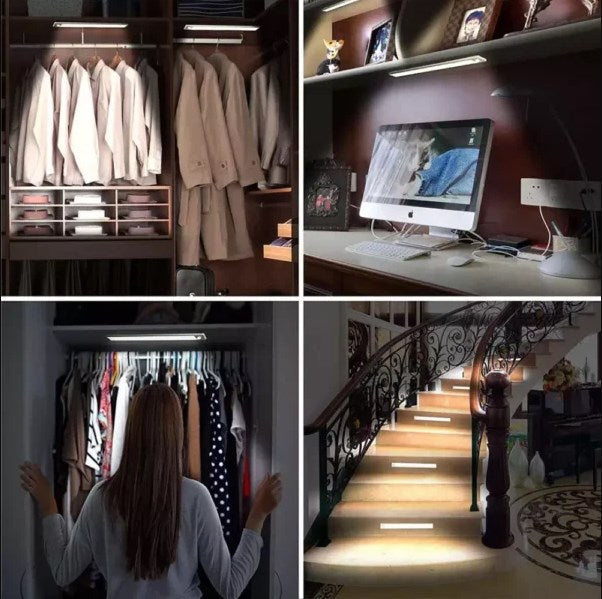 LED-Schrankleuchte mit Bewegungsmelder 💡Energiesparend und praktisch🔥