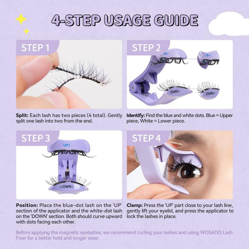 Adhesive Free Long Lasting Soft Magnetic False Eyelash