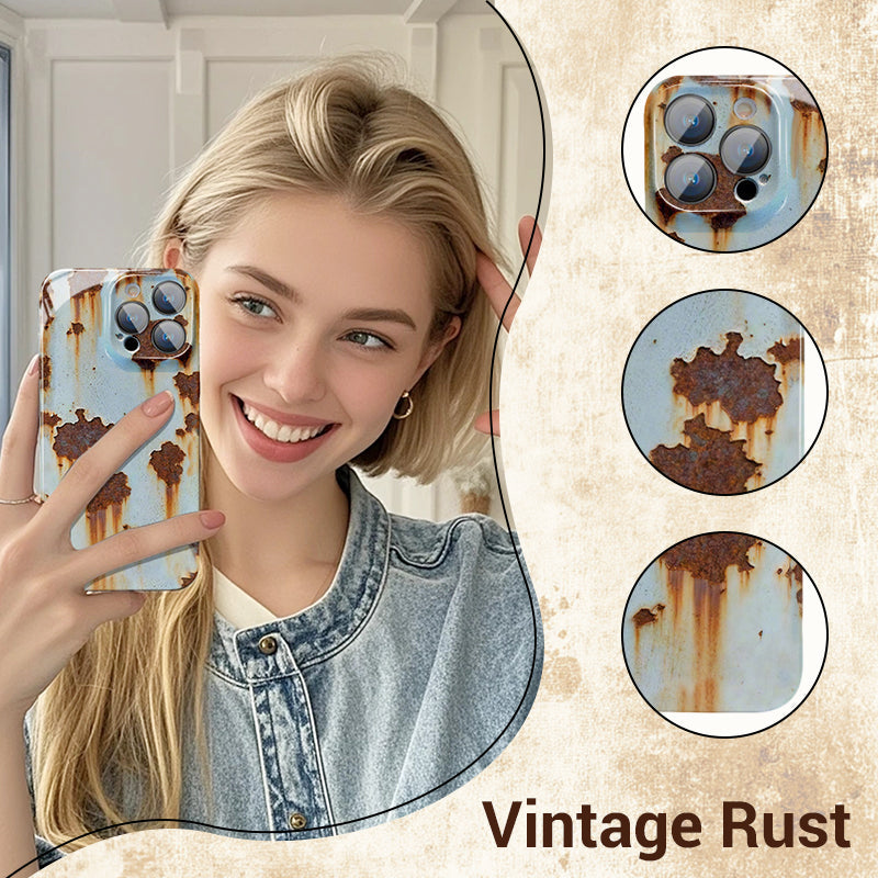 💗LAST DAY PROMOTION - 50%OFF💗Vintage Rust Hard Case For iPhone
