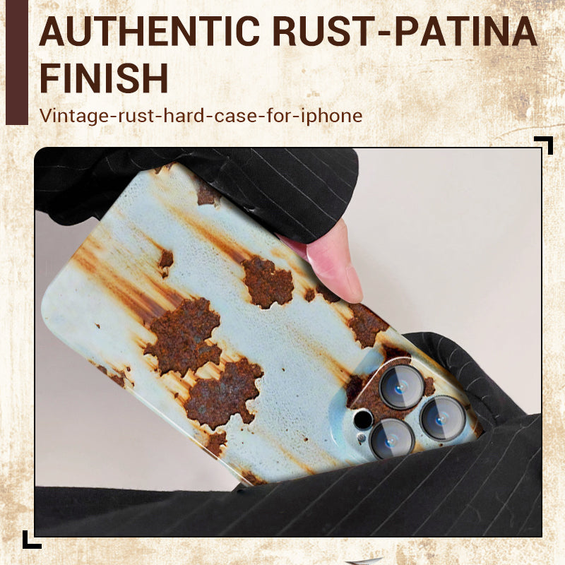 💗LAST DAY PROMOTION - 50%OFF💗Vintage Rust Hard Case For iPhone