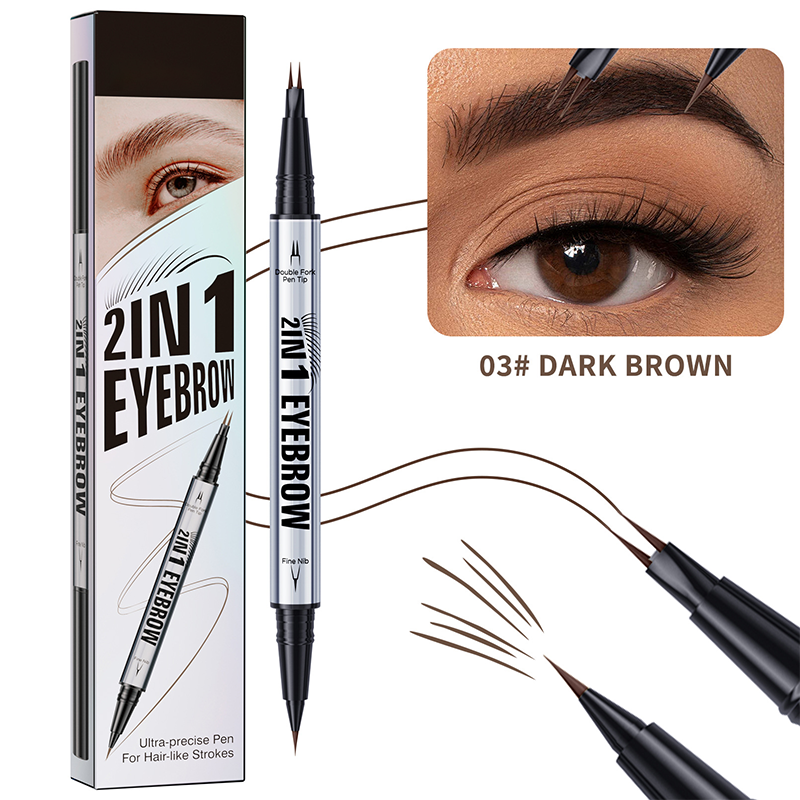 2-in-1 Waterproof Eyebrow Pen