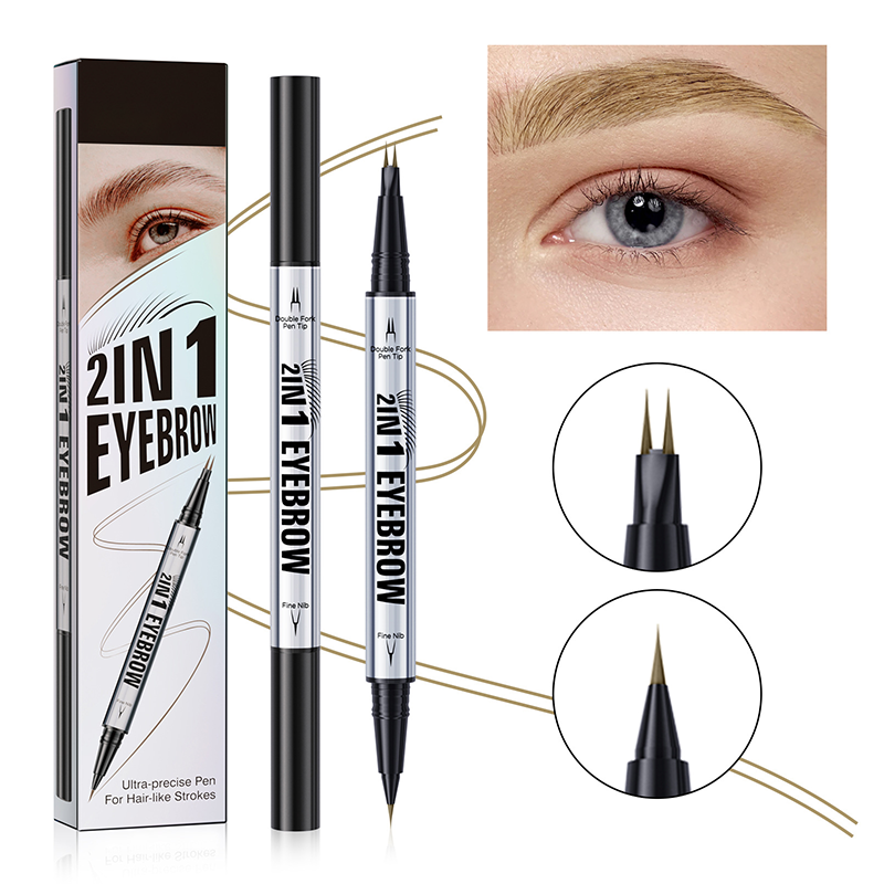 2-in-1 Waterproof Eyebrow Pen
