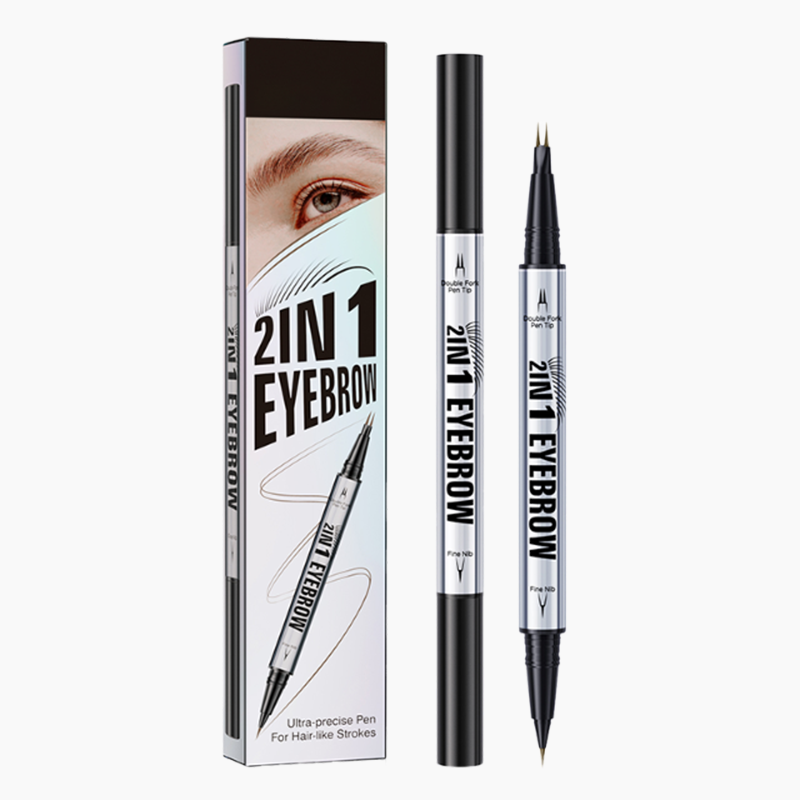 2-in-1 Waterproof Eyebrow Pen