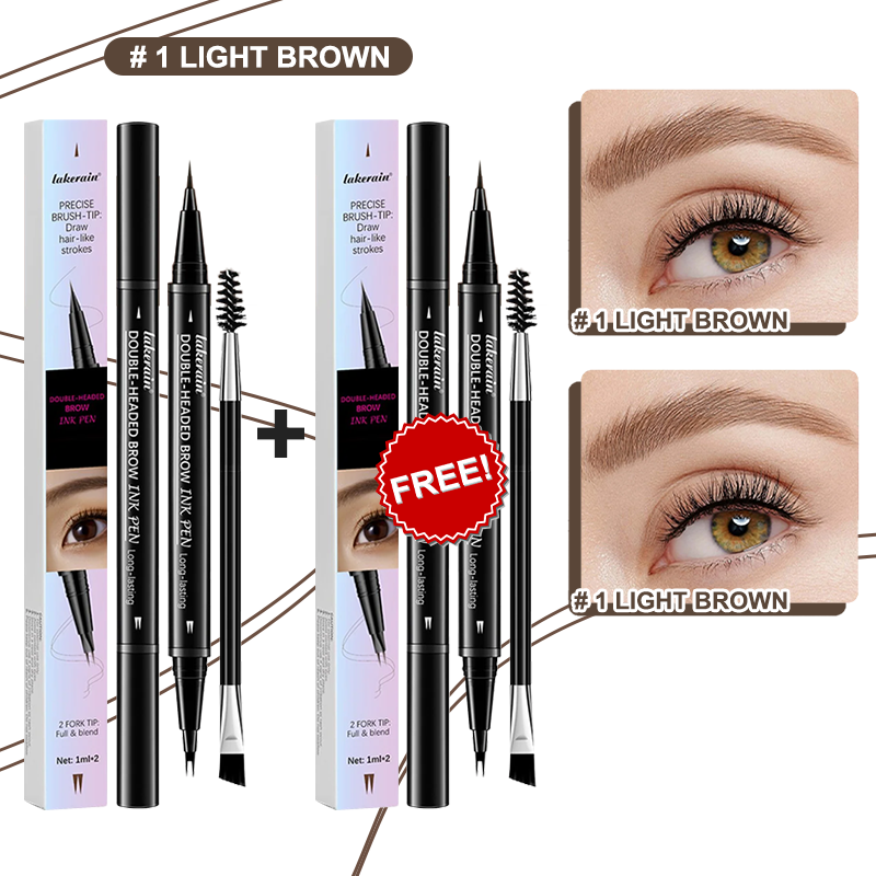 💖Buy 1 Get 1 Free 💖2-in-1 4D Eyebrow Pencil (Natural Brow Makeup and Eyelash Line)