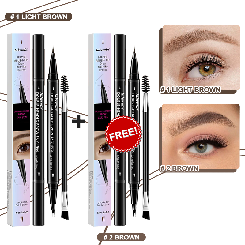 💖Buy 1 Get 1 Free 💖2-in-1 4D Eyebrow Pencil (Natural Brow Makeup and Eyelash Line)