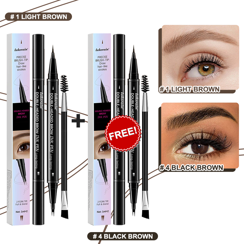 💖Buy 1 Get 1 Free 💖2-in-1 4D Eyebrow Pencil (Natural Brow Makeup and Eyelash Line)