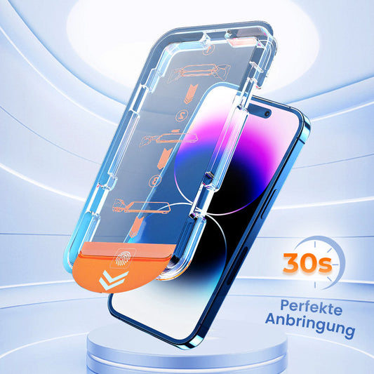 Set aus stoßfestem, staubdichtem und Anti-Fingerabdruck-Displayschutz