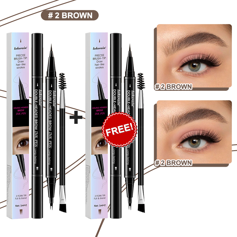 💖Buy 1 Get 1 Free 💖2-in-1 4D Eyebrow Pencil (Natural Brow Makeup and Eyelash Line)