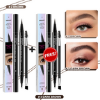 💖Buy 1 Get 1 Free 💖2-in-1 4D Eyebrow Pencil (Natural Brow Makeup and Eyelash Line)