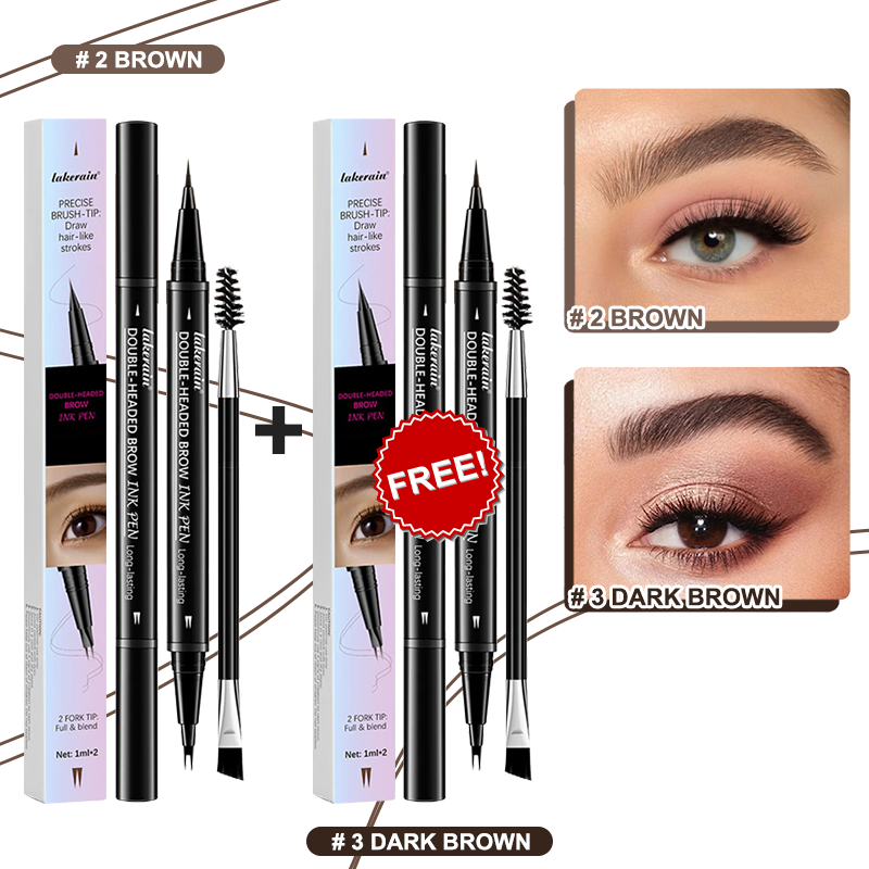 💖Buy 1 Get 1 Free 💖2-in-1 4D Eyebrow Pencil (Natural Brow Makeup and Eyelash Line)