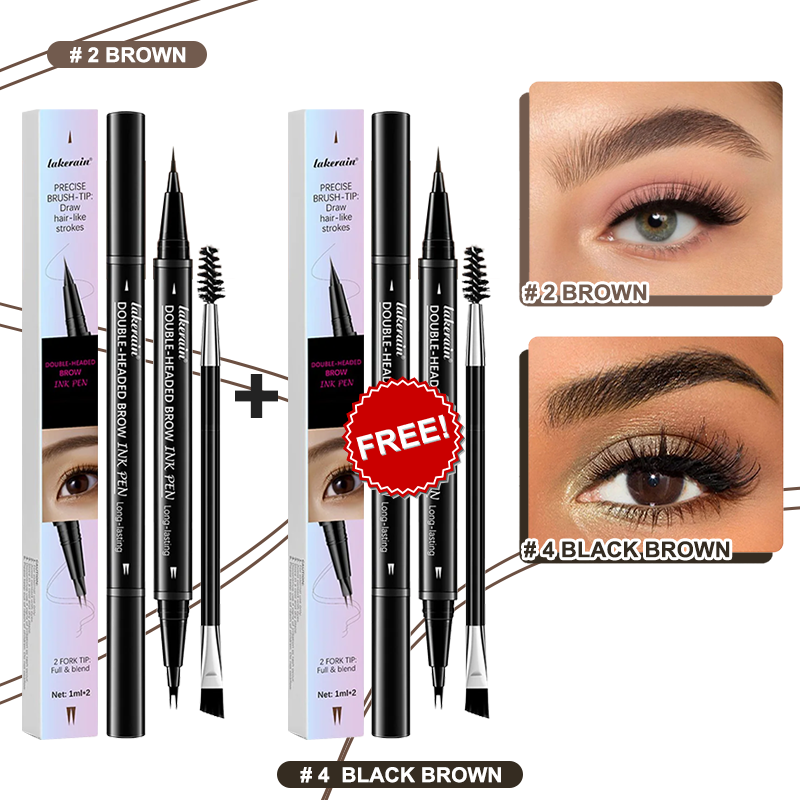 💖Buy 1 Get 1 Free 💖2-in-1 4D Eyebrow Pencil (Natural Brow Makeup and Eyelash Line)