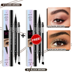 💖Buy 1 Get 1 Free 💖2-in-1 4D Eyebrow Pencil (Natural Brow Makeup and Eyelash Line)