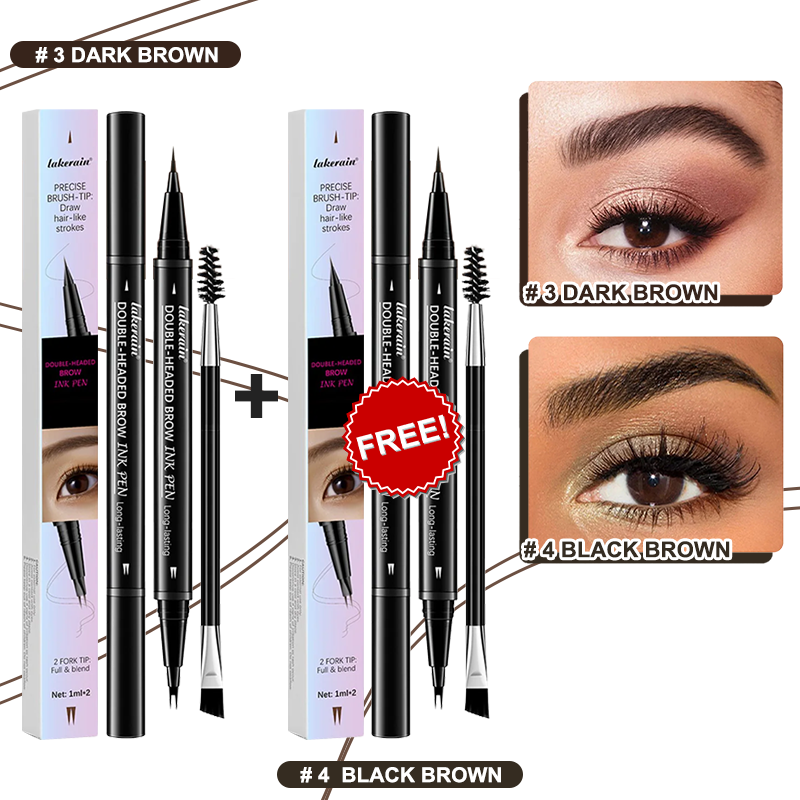 💖Buy 1 Get 1 Free 💖2-in-1 4D Eyebrow Pencil (Natural Brow Makeup and Eyelash Line)