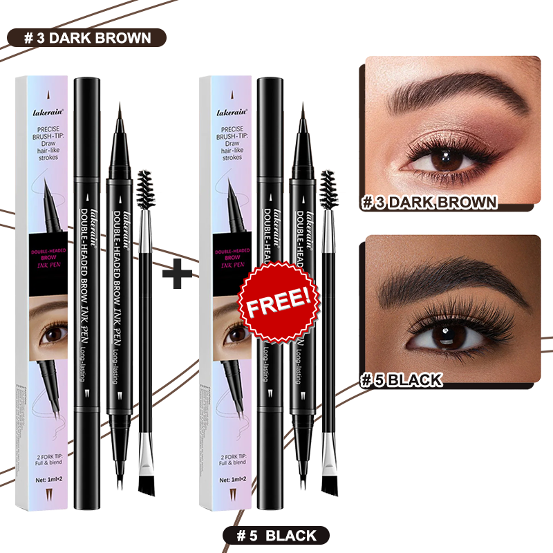 💖Buy 1 Get 1 Free 💖2-in-1 4D Eyebrow Pencil (Natural Brow Makeup and Eyelash Line)