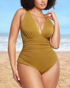 🔥Last Day Special Price ￡12.98!!💥-👙Smart Sculpt Plunge Swimsuit Flatter Your Figure
