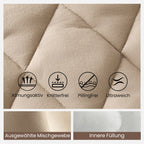 📣2025 neue limitierte Auflage 50 % Rabatt🔥Gestrickte Patchwork-Pufferjacke für Damen