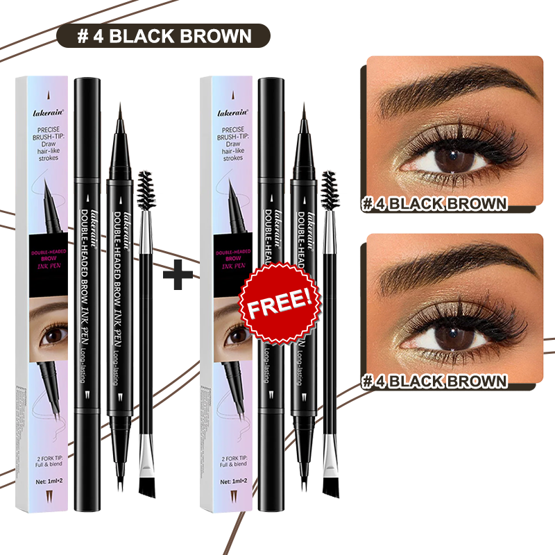 💖Buy 1 Get 1 Free 💖2-in-1 4D Eyebrow Pencil (Natural Brow Makeup and Eyelash Line)