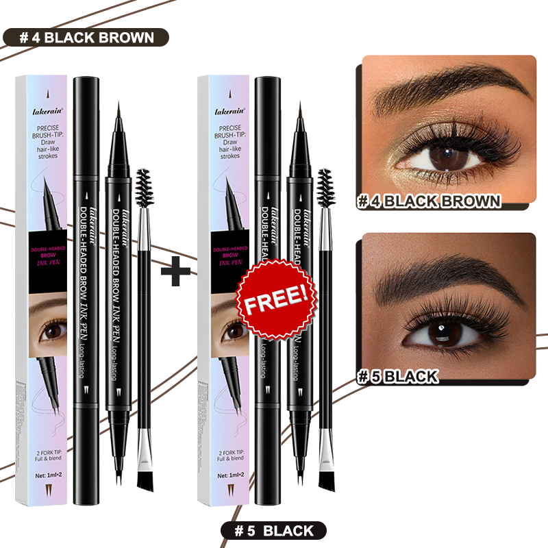 💖Buy 1 Get 1 Free 💖2-in-1 4D Eyebrow Pencil (Natural Brow Makeup and Eyelash Line)
